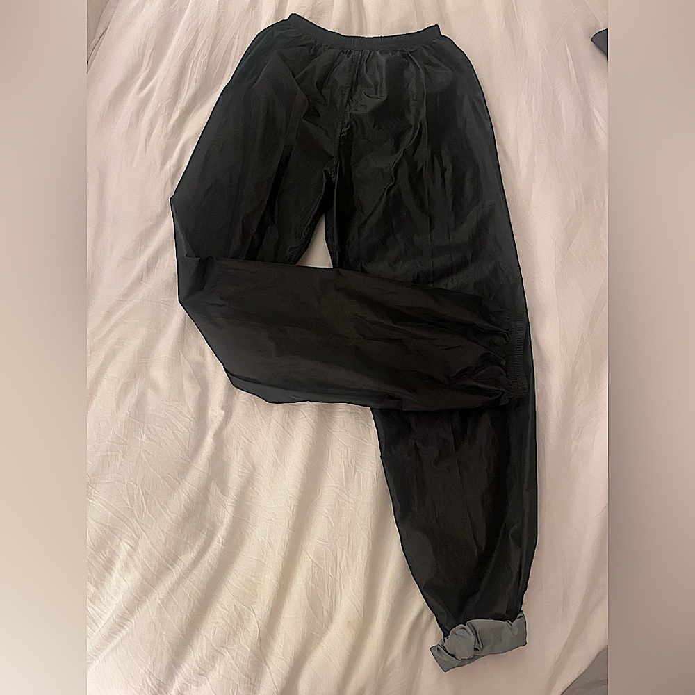 Bullet Pointe trash bag pants
